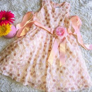 Girls Apricot Dress Size 6